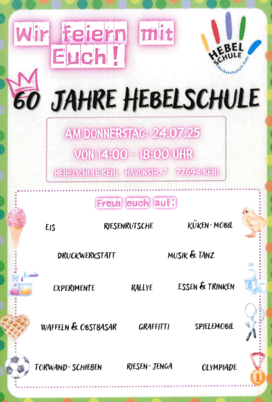 Schulfest Hebelschule Kehl